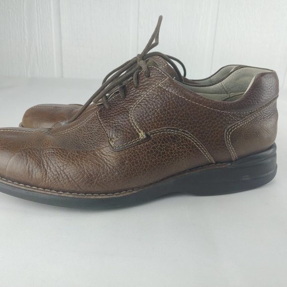 Johnston & Murphy Men\'s Sz 9 Brown Lace Up Loafer